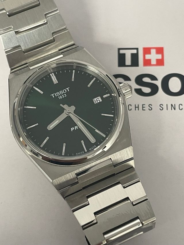 Reloj Tissot PRX Green 35mm T137.410.11.091.00