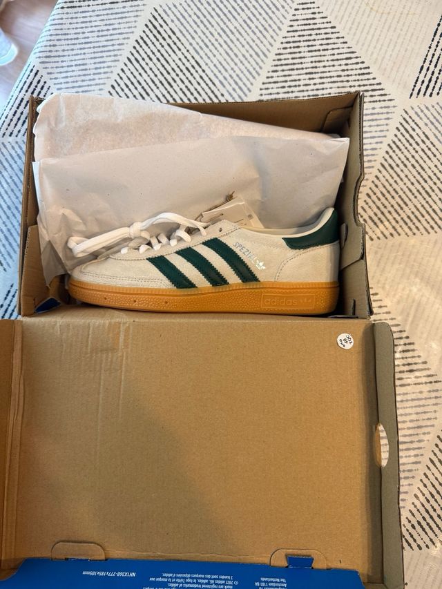 Adidas Spezial Beige/Verde Talla 36