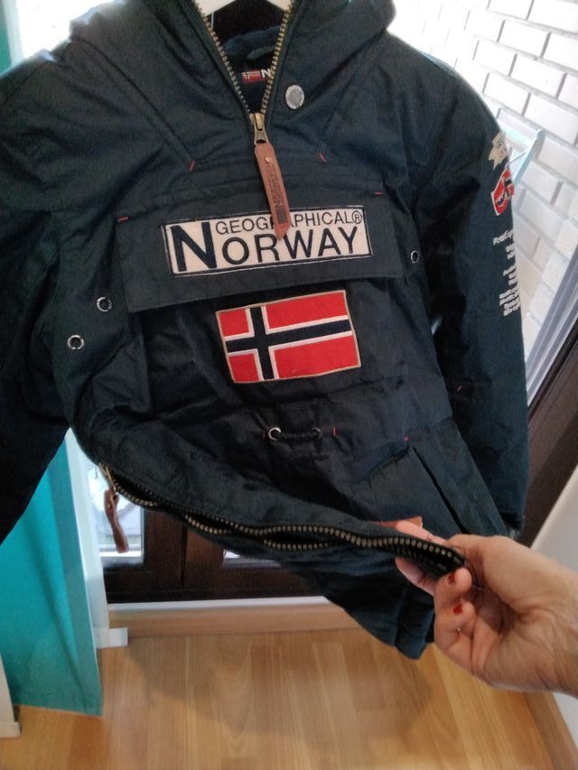 Abrigo Geographical Norway Talla 10 Azul