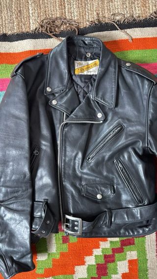 Chaqueta Schott Perfecto Talla 46 USA Negra