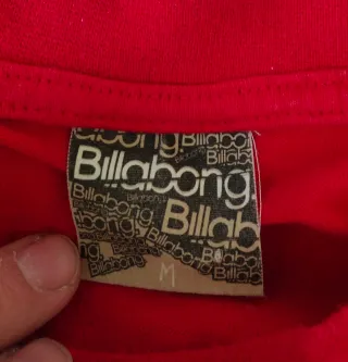 Camiseta Billabong Roja Manga Larga