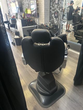 sillón barbería peluquería