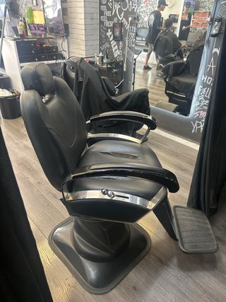 sillón barbería peluquería