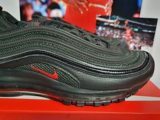 Nike Air Max 97 Talla 44 Negro Rojo