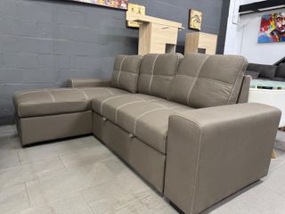 Sofá Cama Chaise Longue con Arcón