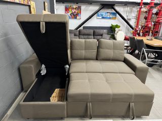 Sofá Cama Chaise Longue con Arcón