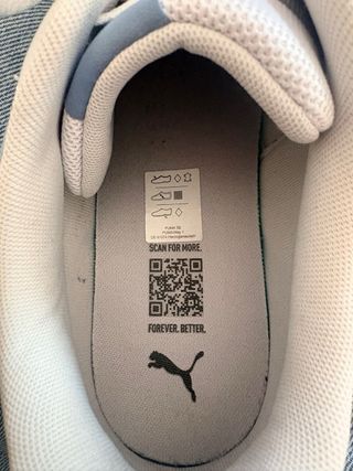 Zapatillas Puma Hombre Beige y Azul