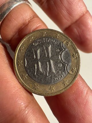 Moneda 1 Euro Eslovaquia Escudo Nacional 2009