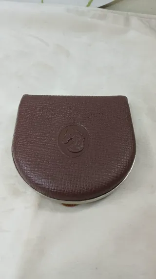 Portamonedas Piel Auténtica Nuevo Marrón