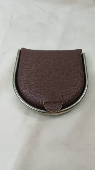 Portamonedas Piel Auténtica Nuevo Marrón