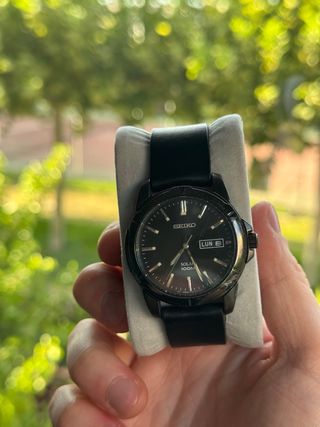 Reloj Seiko Solar Negro