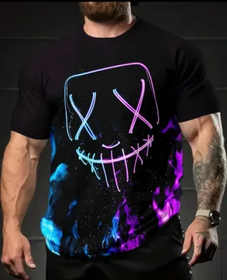 Camiseta Estampada Hombre