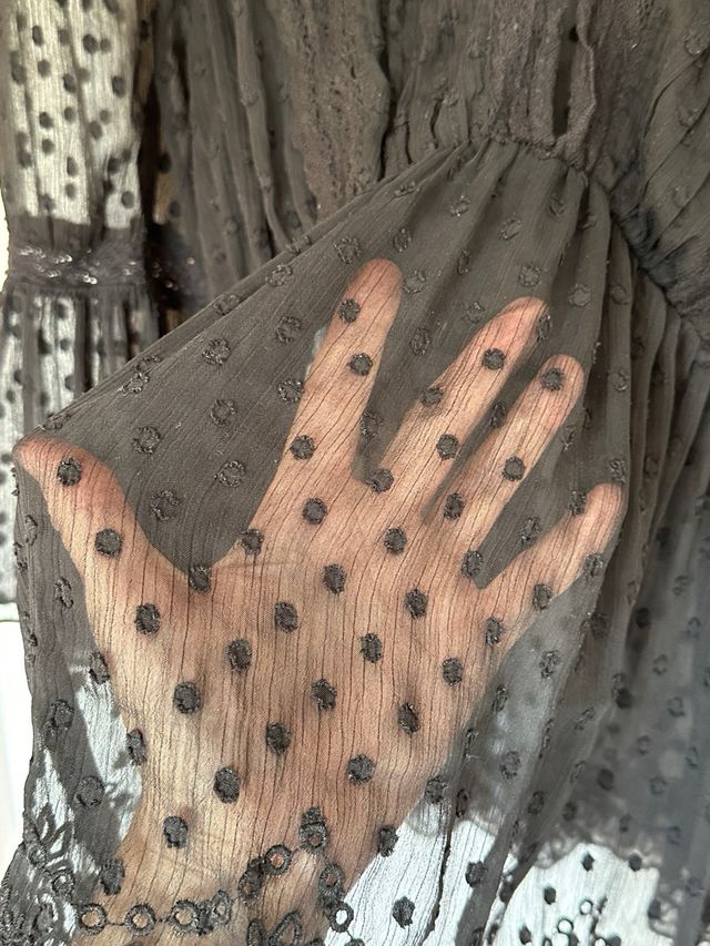 Blusa Zara Negra Talla XS