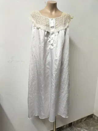 Camisón vintage encaje blanco