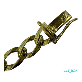 Pulsera de oro con placa