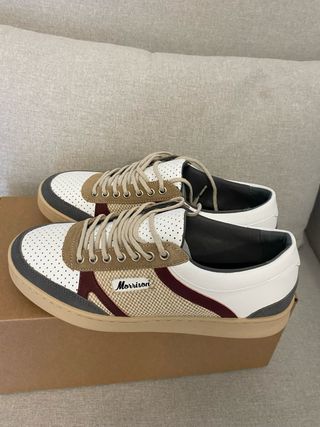 Zapatillas Morrison Beige y Blancas