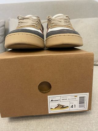 Zapatillas Morrison Beige y Blancas