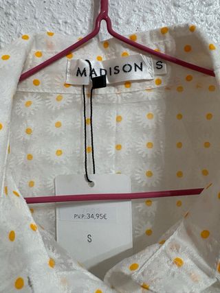 Blusa Maison floral blanca Talla S