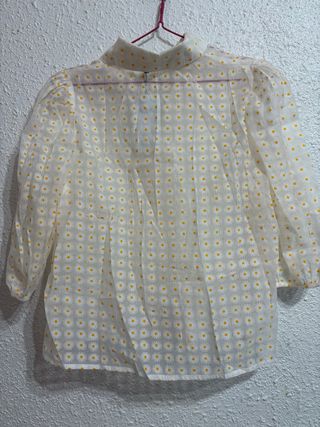 Blusa Maison floral blanca Talla S