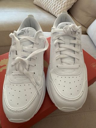 Zapatillas Puma Mujer Blancas