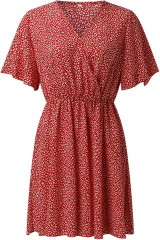 Vestido Boho Maxi de Verano con Escote en V 