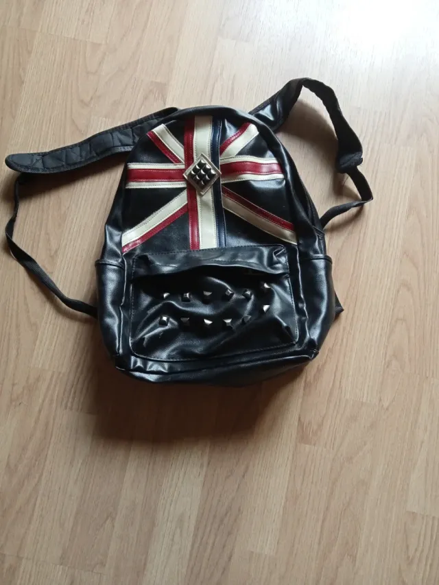 Mochila Bolso Union Jack Tachuelas