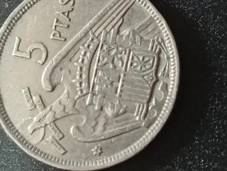 Moneda 5 Pesetas 1957 Estrella 75