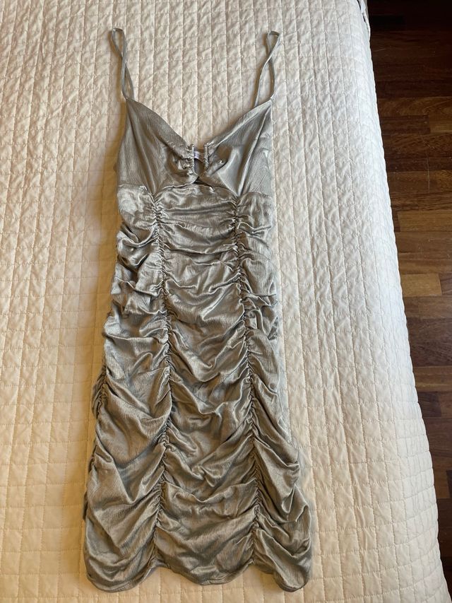 Vestito donna argento