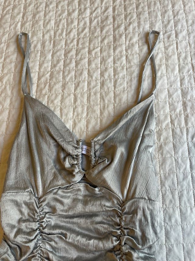 Vestito donna argento