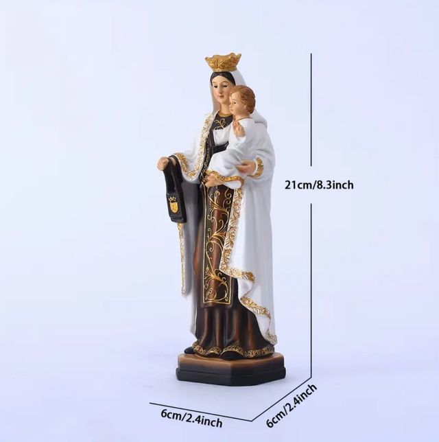 Figura Virgen del Carmen 21 cm