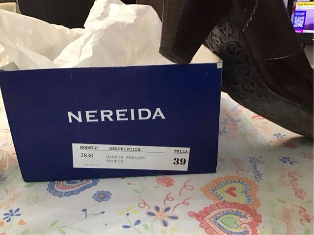 Zapatos de tacón de piel talla 39