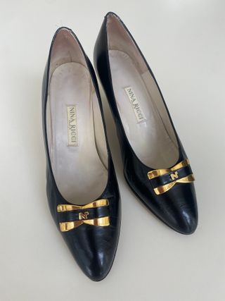 Tacones Nina Ricci Talla 38 Negros