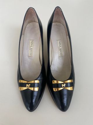 Tacones Nina Ricci Talla 38 Negros