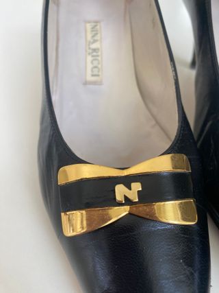 Tacones Nina Ricci Talla 38 Negros