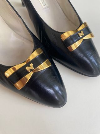 Tacones Nina Ricci Talla 38 Negros