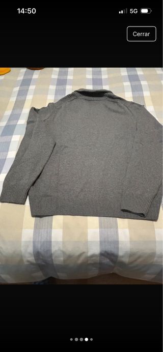 Jersey Milano Lana Gris Trenzado