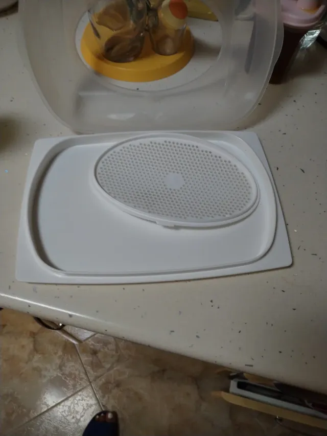 Quesera Tupperware Rectangular Transparente