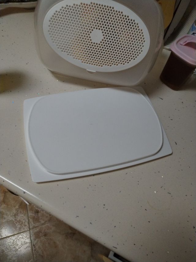 Quesera Tupperware Rectangular Transparente