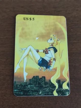 Scheda telefonica Sailor Moon US $5