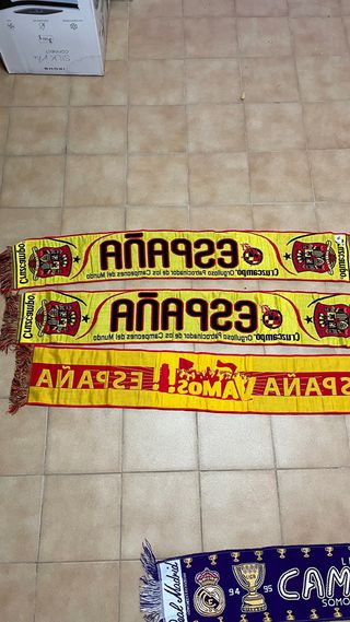 Bufandas España Cruzcampo Mundial