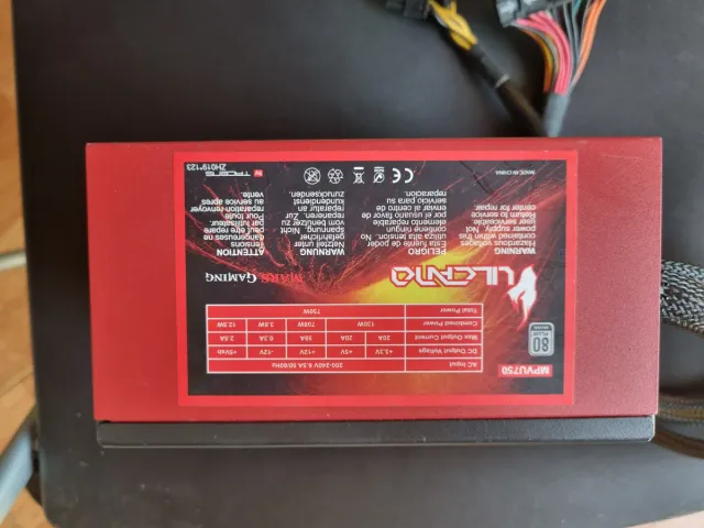 LILCANA MPVU750 750W Fonte de Alimentação PC