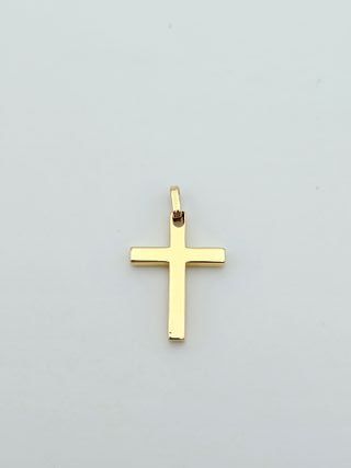 Colgante Cruz Oro 18K Lisa 2,42gr 3cm