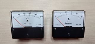Voltímetro y Amperímetro Demestres DC