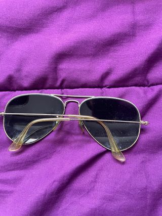 Gafas de sol Ray-Ban Aviator Doradas Moradas