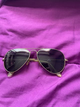 Gafas de sol Ray-Ban Aviator Doradas Moradas