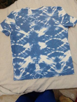 Camiseta Tie-Dye Azul y Blanca