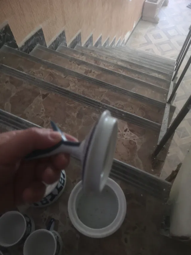 Juego de café Sargadelos. Modelo Burela