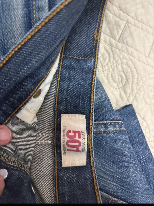 Levi's 501 Talla 31-32 Vaqueros Azules