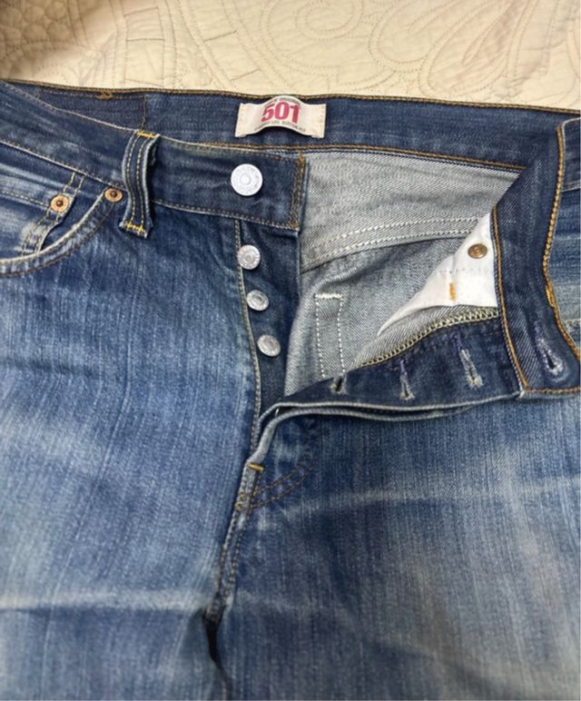 Levi's 501 Talla 31-32 Vaqueros Azules