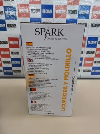 ✅ Licuadora con Molinillo 500W S-114BM